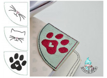 Stickserie ITH - Buchecken Mieze